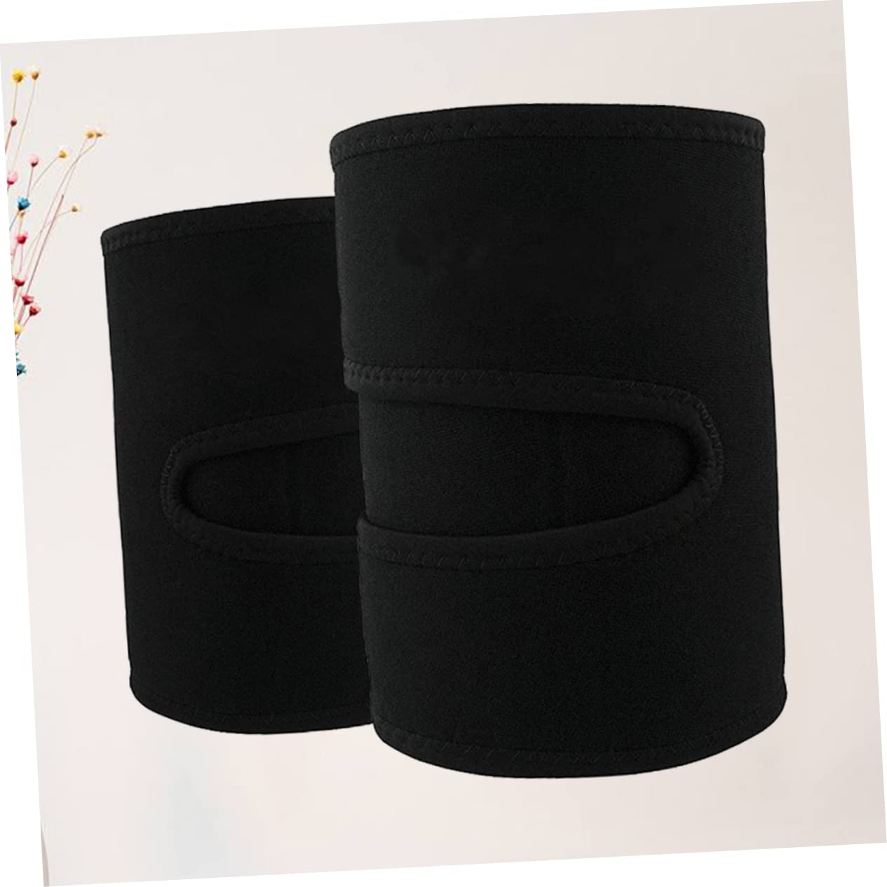 CALLARON 2PCS Adjustable Thigh Brace and Arm Protection Wrap Set Sweat Band for Outdoor Fitness Mountaineering and Sports Non-Slip Compression Strap for Thigh and Arm Support