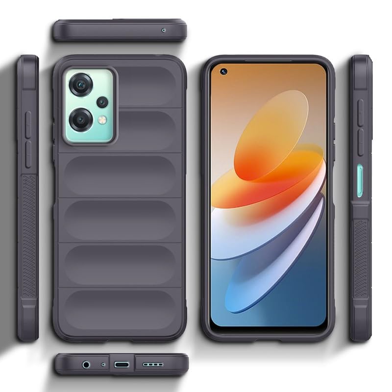 Image of Mr. Case Silicone Back Cover Case for OnePlus Nord CE 2 Lite 5G | Comfort Grip Soft Touch Matte TPU | - Gray