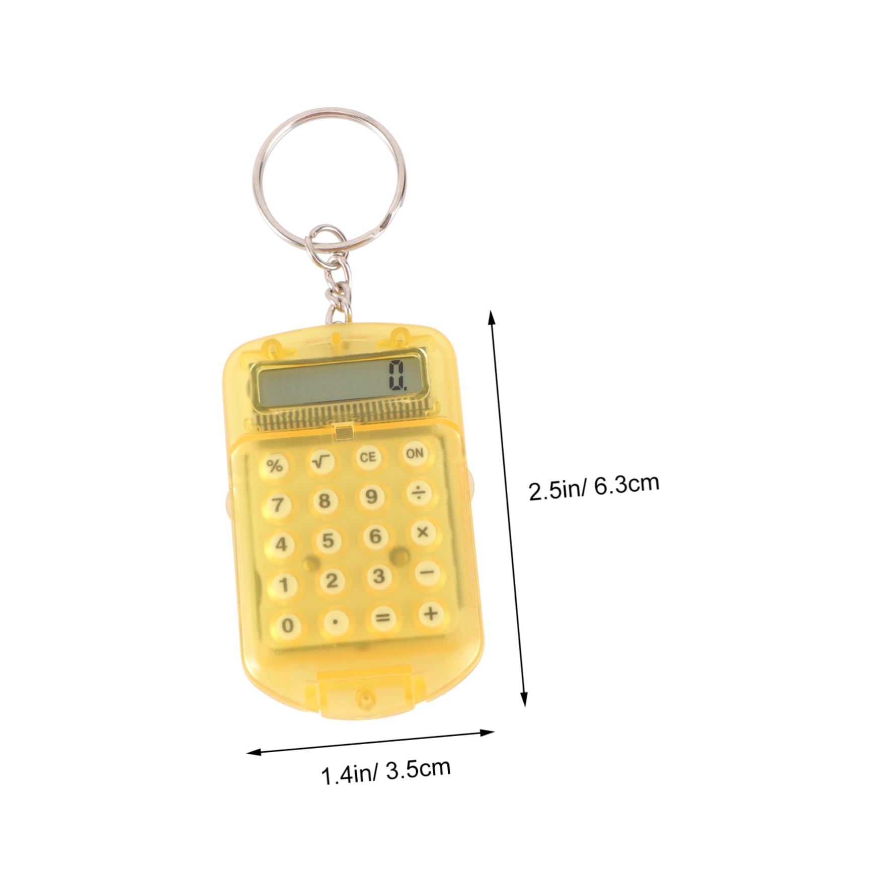 FUNOMOCYA Ring Shaped Electronic Calculator Portable Scientific Calculator for Daily Use Random Color