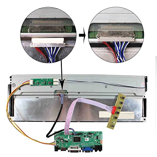 Image of VSDISPLAY DVI VGA Controller Board Work for 14.9'' 1280x390 LTA149B780F LCD