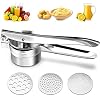 Aardappelpers Van Roestvrij Staal Fruit Pers Stamper Voor Aardappelpuree Masher For Potato Potato Pres Fruit Citrus Pres…