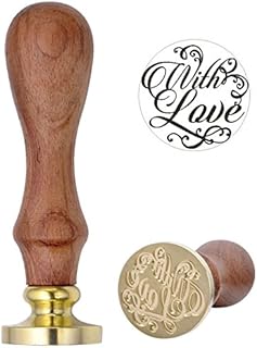 Wax Seal Stamp,Mogoko Vintage Retro Classical Wax Seal Stamp Copper Stamp with Fancy Greetings (Thank You)
