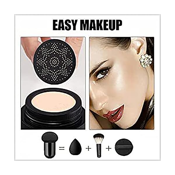 BRIGHTENNATURAL-Mushroom-Head-Air-Cushion-CC-Cream Tiandin BRIGHTEN+NATURAL Mushroom Head Air Cushion CC Cream, 4 Piece Set