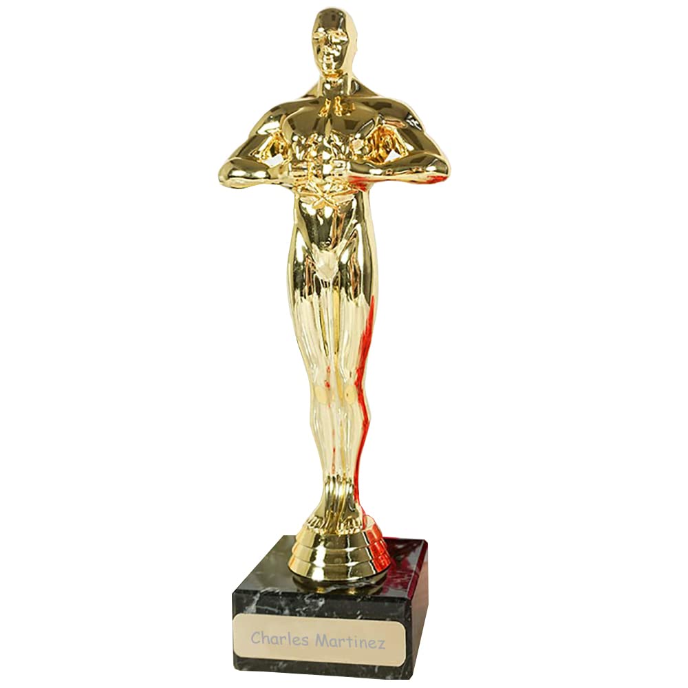 Statue d'Oscar personnalisée avec Le Texte Que Vous Voulez