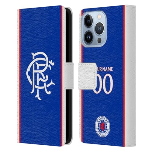 Rangers FC étui iPhone 13 Pro personnalisé protection cuir portefeuille