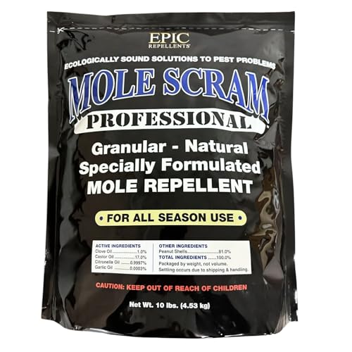 Epic Professional Mole Scram Repellent 10lb Bag