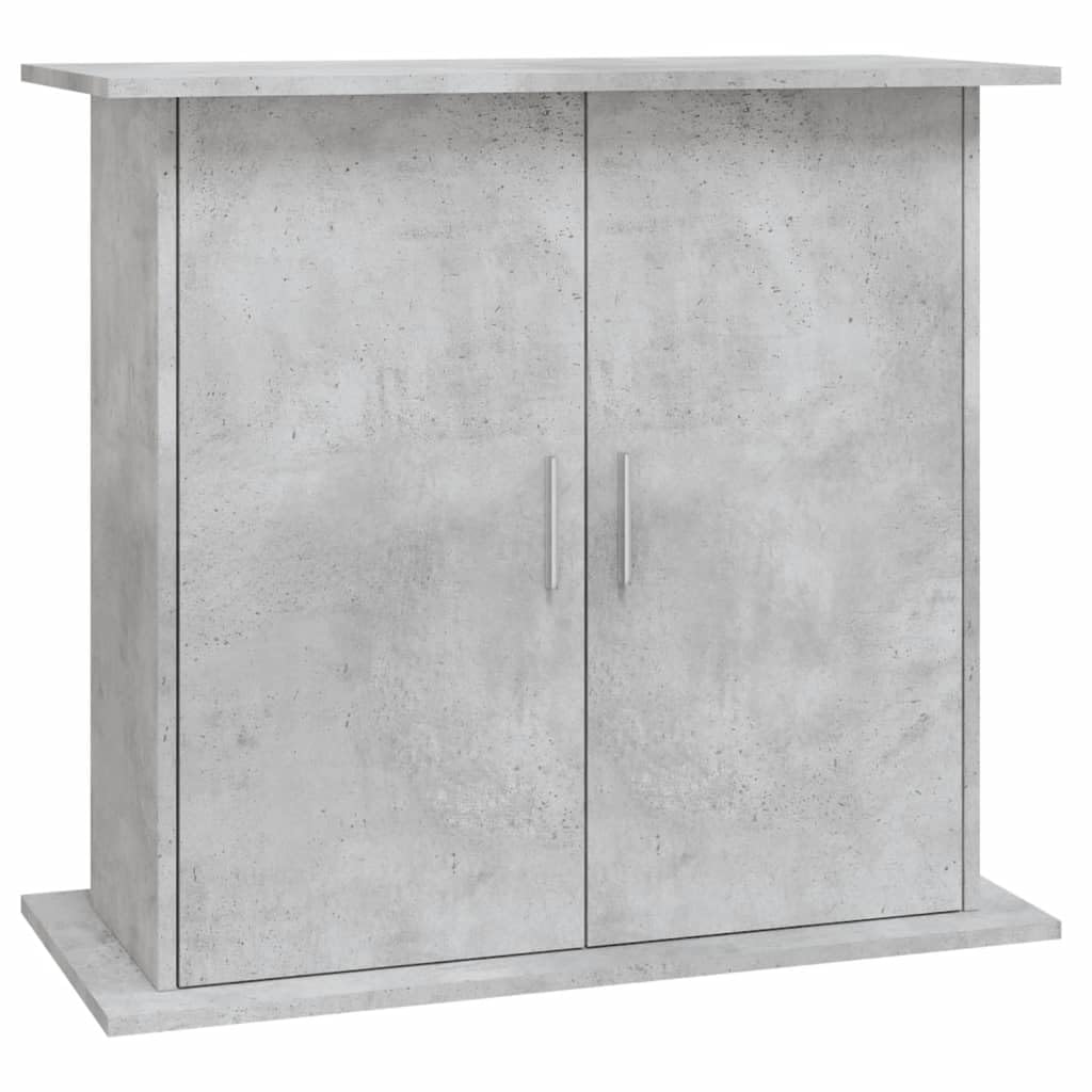 Stojak do akwarium, betonowy, szary, 81 x 36 x 73 cm, drewno inżynieryjne, solidne podparcie w klasycznym i niezbędnym stylu, aby mieć kompletny zestaw akcesoriów do akwarium