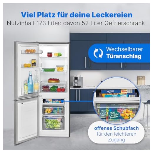 Bomann Kühlschrank mit Gefrierfach 173L