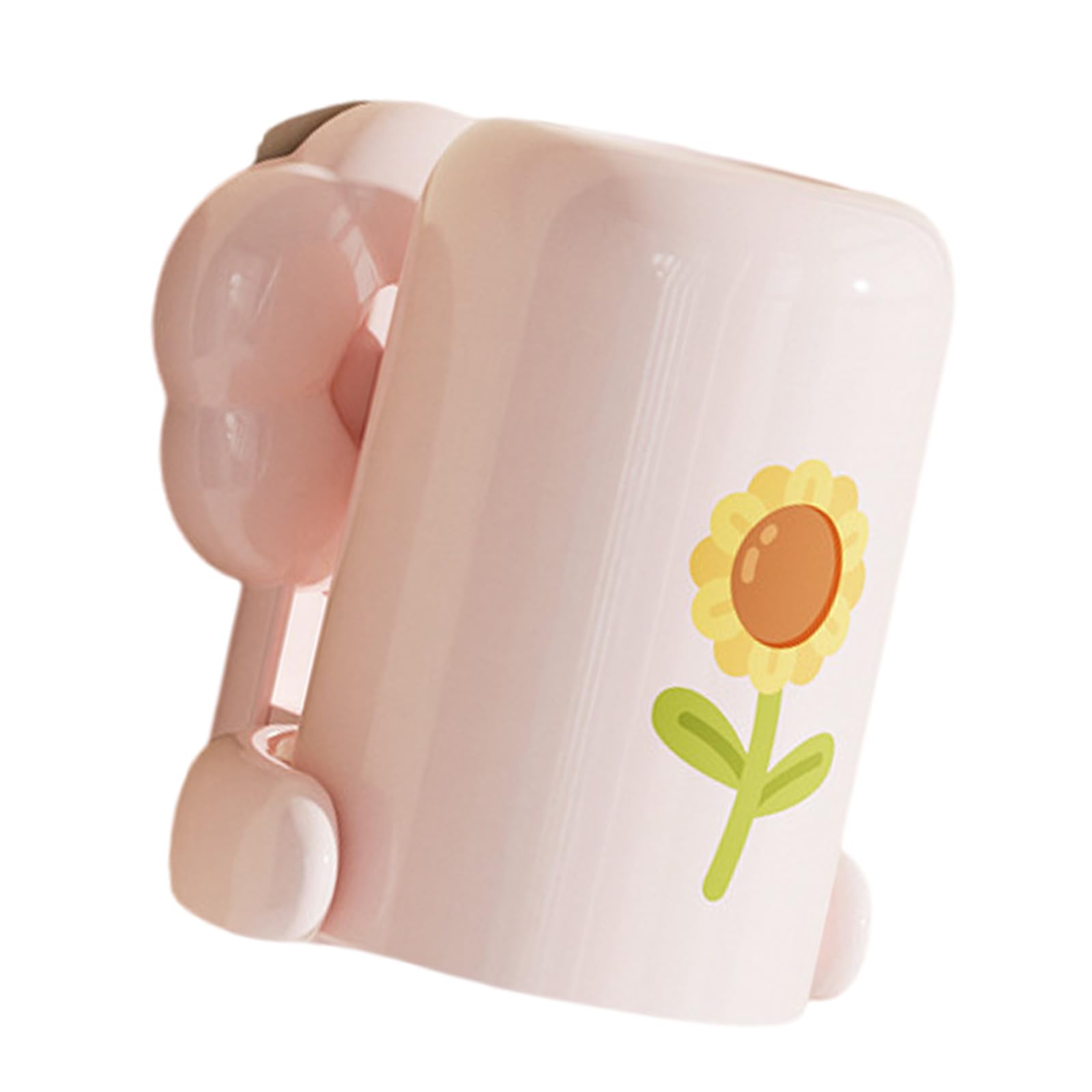 Tfaoys C Whimsical Toothbrush Holder With Suction Up Adhesive Wall Mount Organizers For Bathrooms Not Drill Needed Storage Rack Wall Mountable Toothbrush Organizers