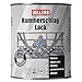 Produktbild Hammerschlaglack | 3 in 1 | Metall-Effektlack zum Schutz und zur Gestaltung | glänzende Oberfläche | Metallschutzlack (1 Liter, blau)