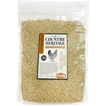 Country Heritage Hen Egg Layer Organic Pellet 10lbs - 16% Protein Non-GMO Chicken Feed for Increased Egg Production & Strong Eggshells, High Protein