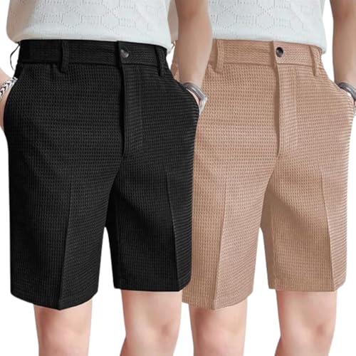 Image of GRECIILOOKS Casual Men Shorts | Rich Regular Fit Solid Short with Side Pockets | Relaxed Fit Half Pants | Mid Rise Waist (Available in Plus Size)