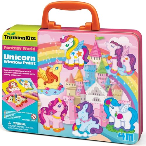 Unicorn Window Paints 4M : idée cadeau anniversaire enfant peinture repositionnable