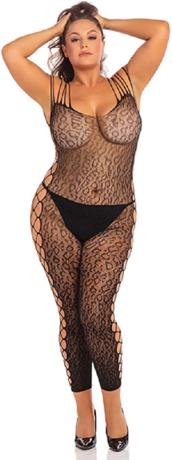 amazon fishnet bodysuit plus size
