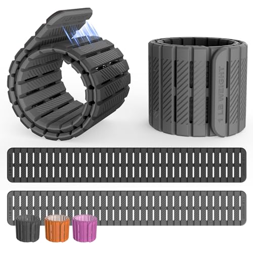 Image of Magnetic Ankle Weights for Women Men Set of 2 (1 lb Each) Adjustable Wrist Weights for Pilates, Yoga, Workout and Daily Training
