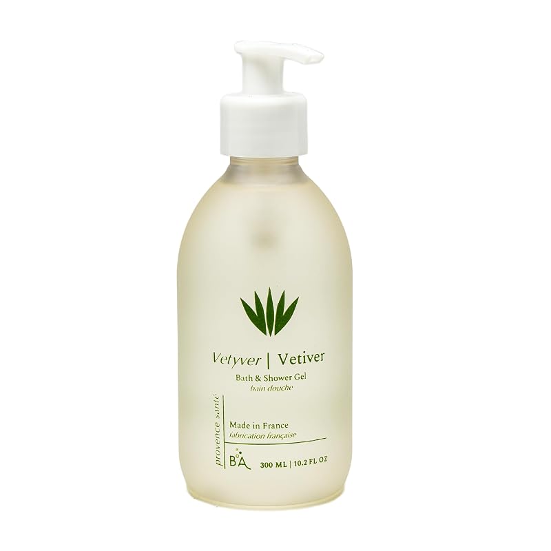 Gel de banho e ducha Provence Sante com óleo de amêndoas e fragrância de vetiver, 300 mL