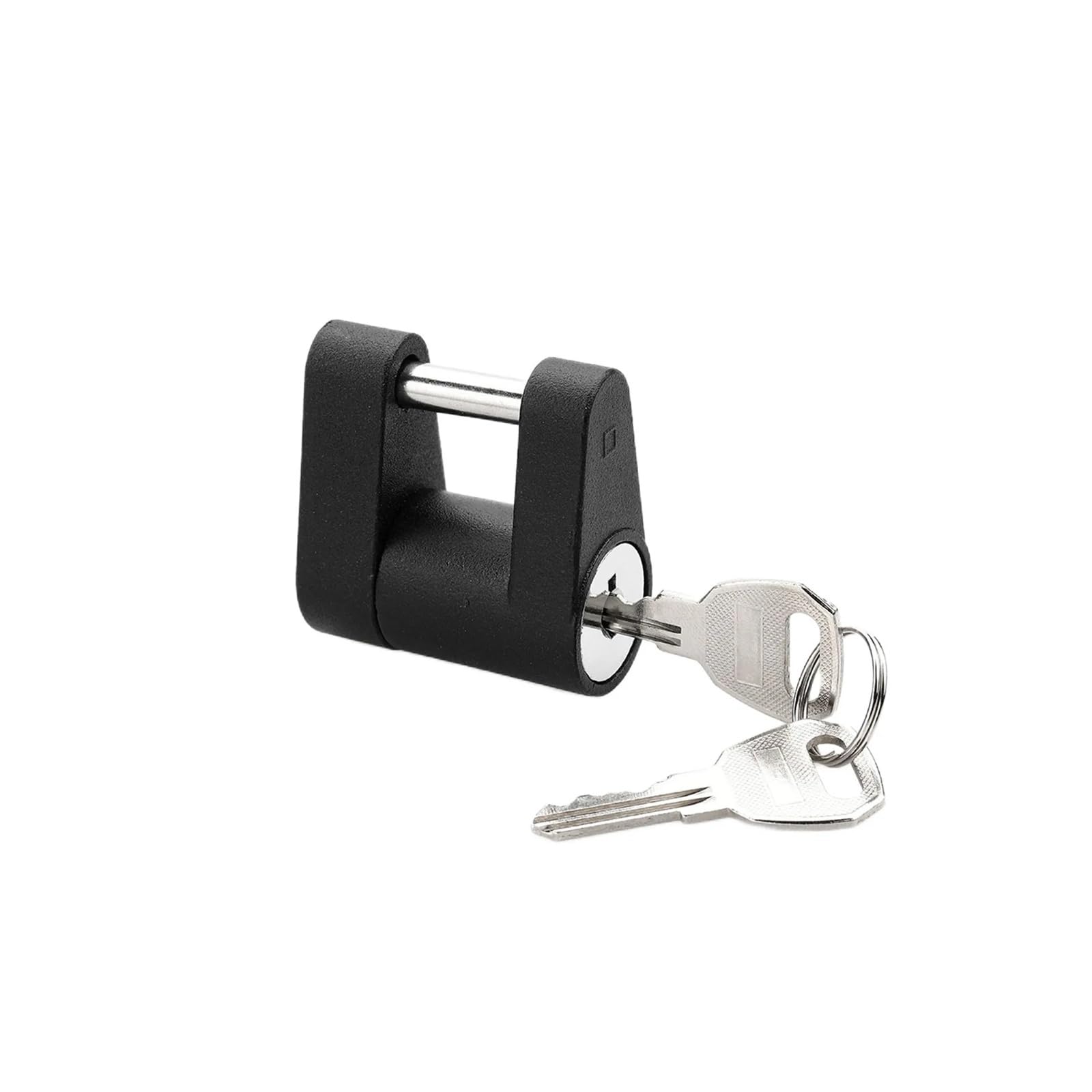 Sxolcoufoh Matte Style Zinc Alloy 1/4" Trailer Hitch Coupler Lock Locking Hauling 1Pcs(Matte Style)