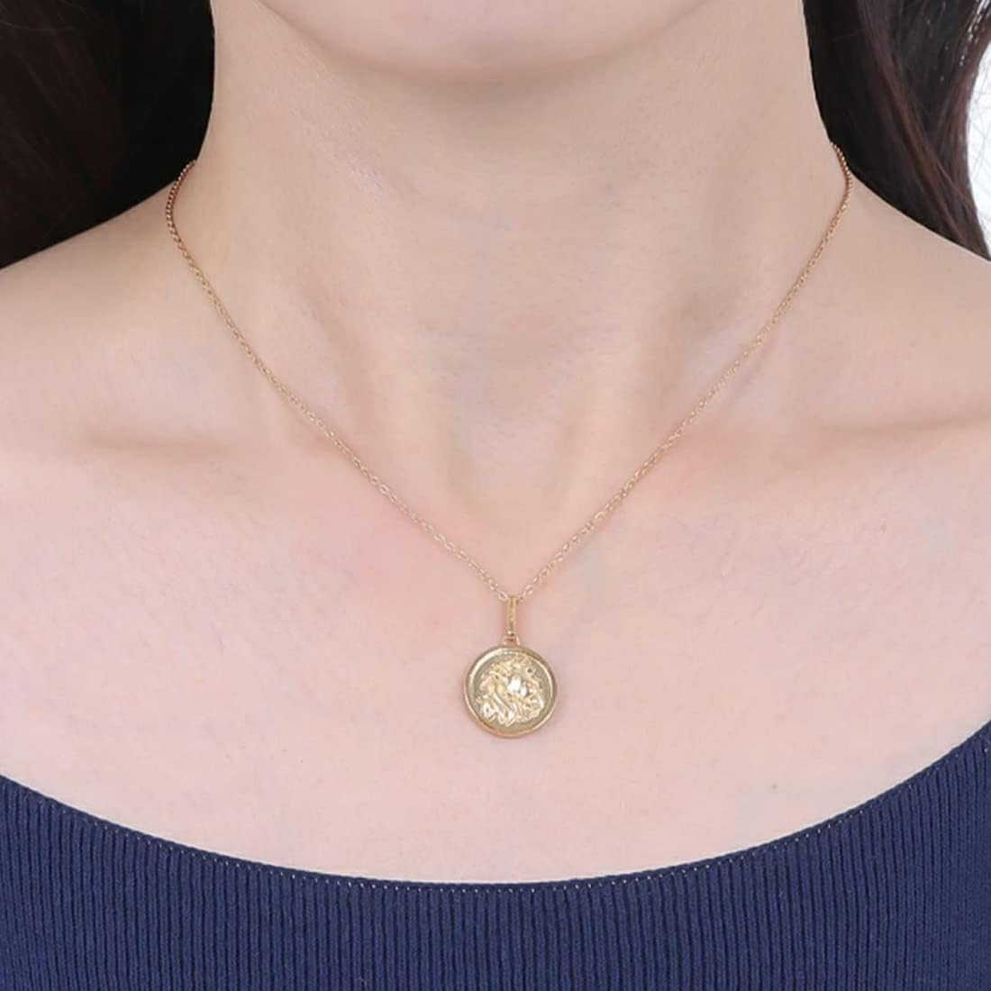 コイン ネックレス レディース PLUSTER シンプル K18 YG SV925 イエローゴールド ペンダント メンズ [ギフトボ PLUSTER コイン  ネックレス レディース シンプル K18 YG SV925 イエローゴールド ペンダント メンズ [ギフトボ ネックレス レディース コイン  k18コーティング ...
