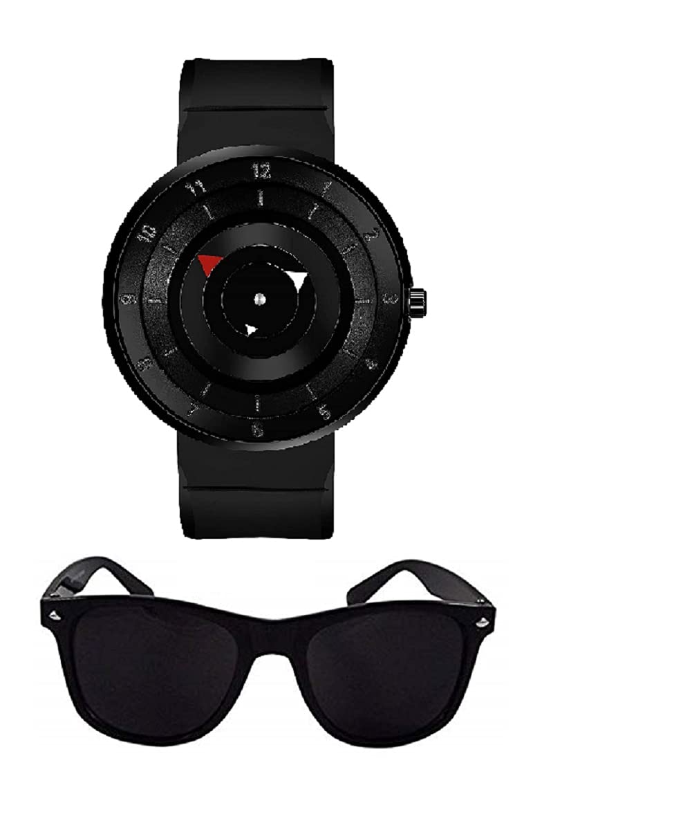 BID Analogue Black Dial Mens Watch & Sunglasses Combo for Men |Gift Combo Set for Men & (B09FGY31BX) Amazon Price History, Amazon Price Tracker