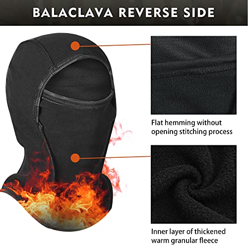 Winter Thicker Balaclava Ski Mask, Warm Fleece Lined Camo Face Mask For Men Women, Windproof Neck Gaiter Motorcycle Cycling #TOP1