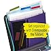 Five Star Zipper Binder, 2 Inch 3 Ring Binder, Removable File Folders, Durable, Teal (73287)