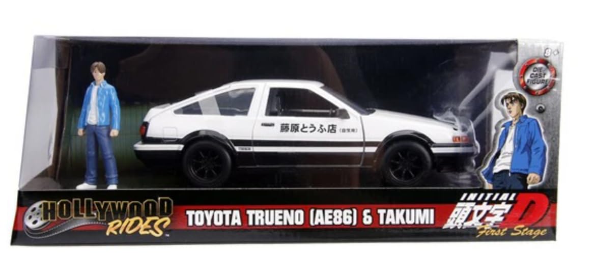 H*ん様 イニシャルD トレノスプリンターAE86 1/64 フィギュア付き 頭文字D』魅力的な台座などが付属！トヨタ スプリンター トレノ GT