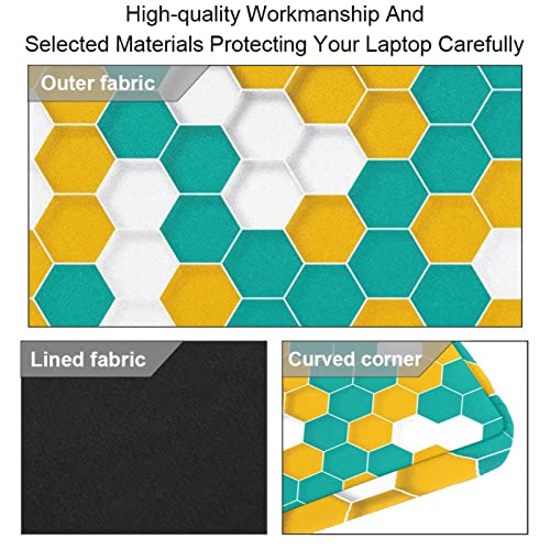 Sacoche ordinateur 14.5 pouces motif géométrique multicolore - 3