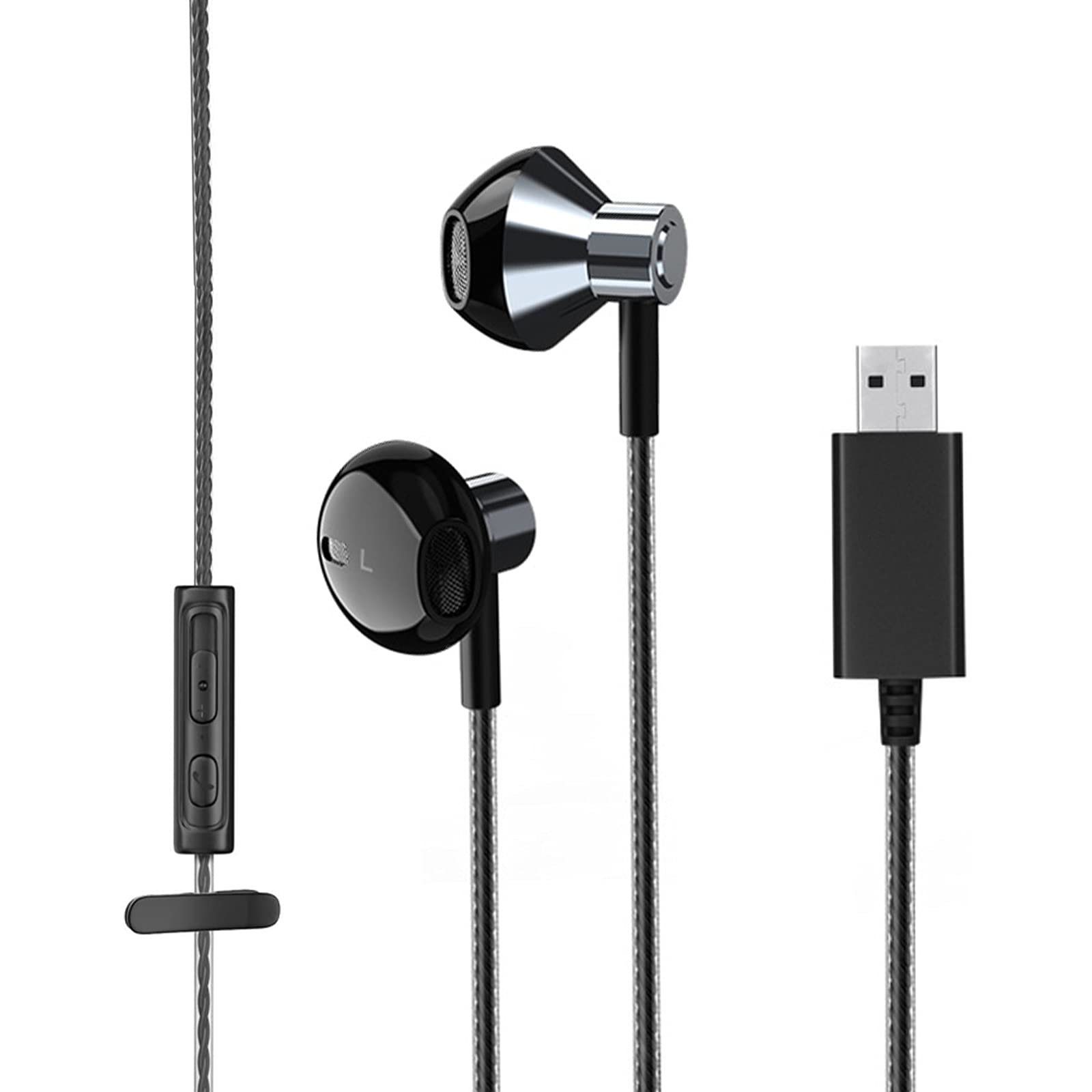 Amazon.co.jp: 【USB接続 パソコン専用イヤホン マイク付き】 ノート