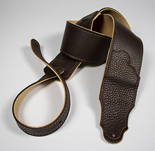 Franklin Strap Original Natural Glove Leather with Suede Backing Guitar Strap