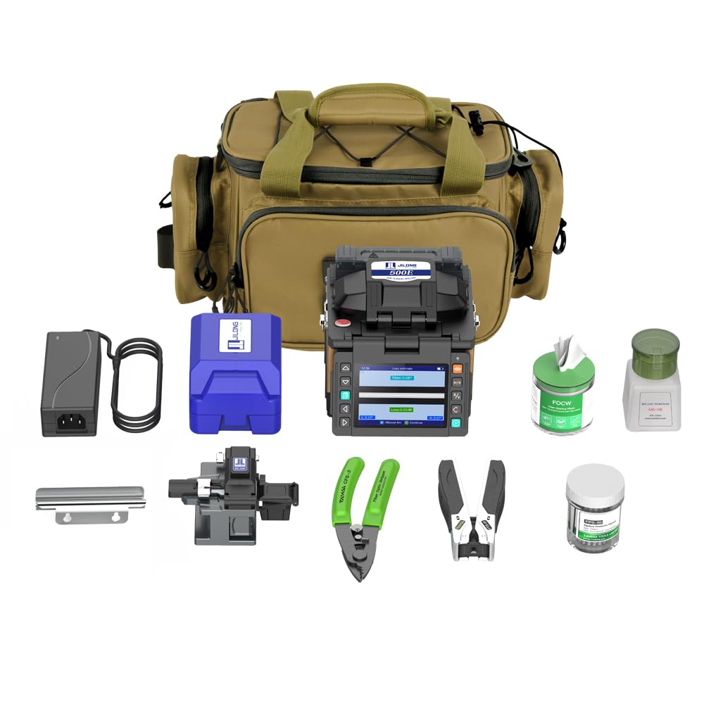 Amazon.com: Mini JILONG 500E FTTx Portable Fiber Fusion Splicer