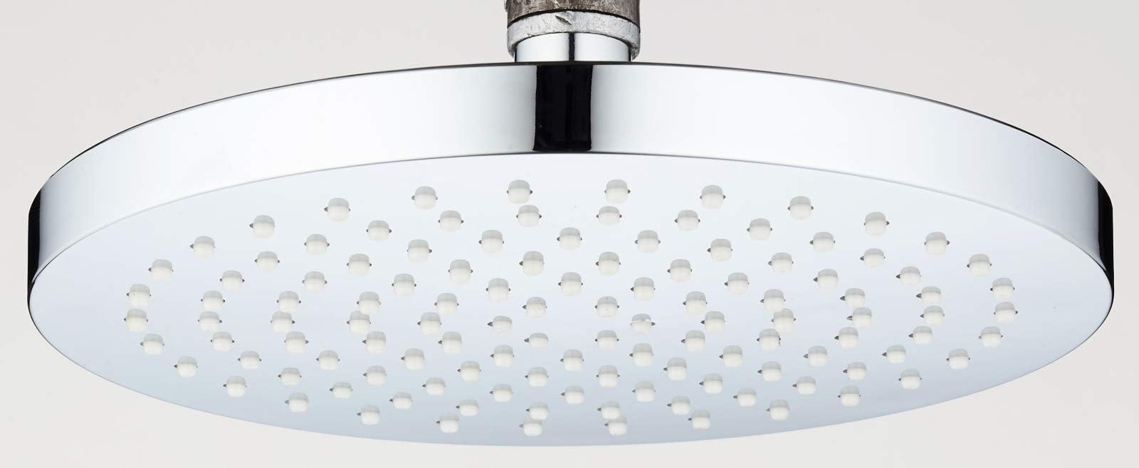 Chrome 200mm Round Fixed Bathroom Shower Head