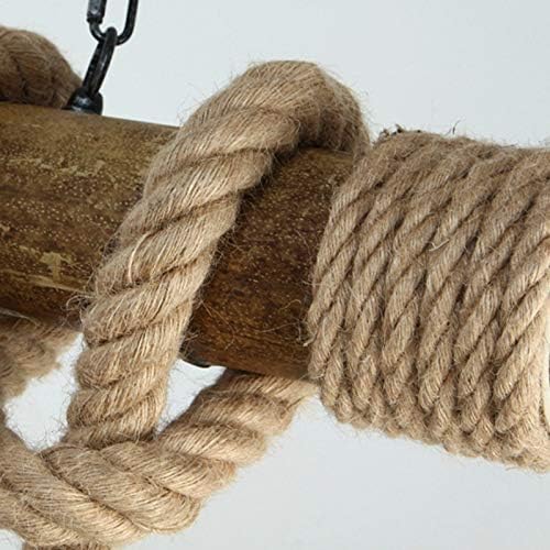 Miniatura 5 de LITFAD Lámpara de araña industrial vintage con forma de jaula de pájaros, luz de isla con 3 luces, estilo farol colgante con marco de jaula de