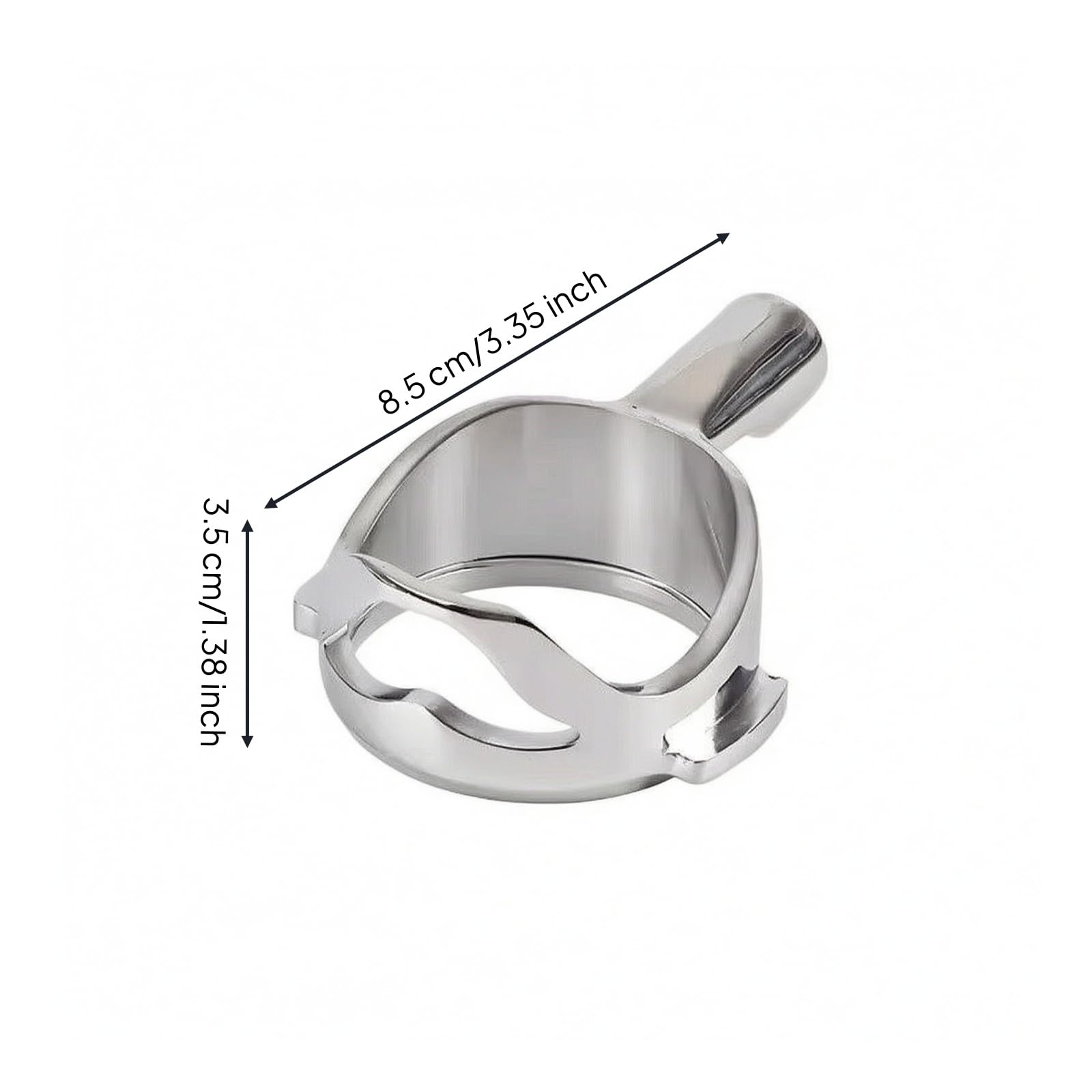 Portafiltro Ergonomico | In Acciaio Inox 304, Antiruggine, Accessorio, per Casa, Per