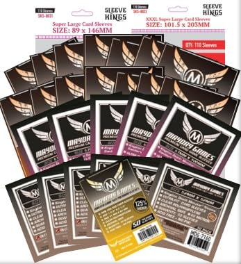 Mayday Games Kingdom Death Gambler's Chest -Premium Compatible Card Sleeve Bundle product box