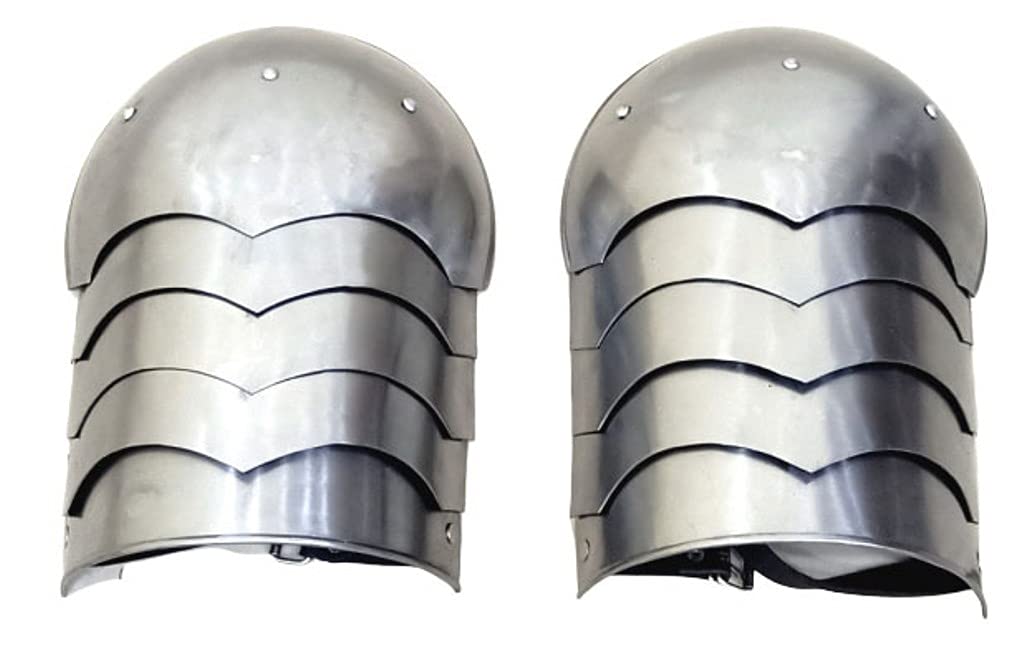 Armatura Medievale Rinascimentale Combattimento Pauldron Coppia Piastra Spalla