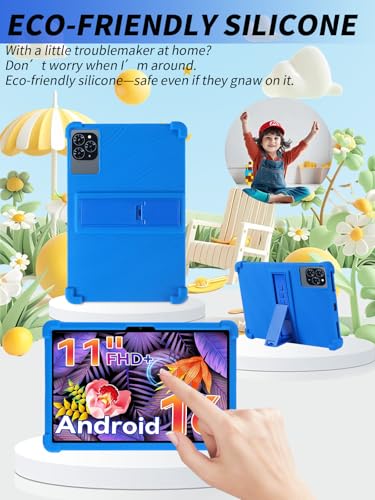 Coque silicone Zenva T90 11 pouces : l'accessoire bleu idéal pour vos films en voyage
