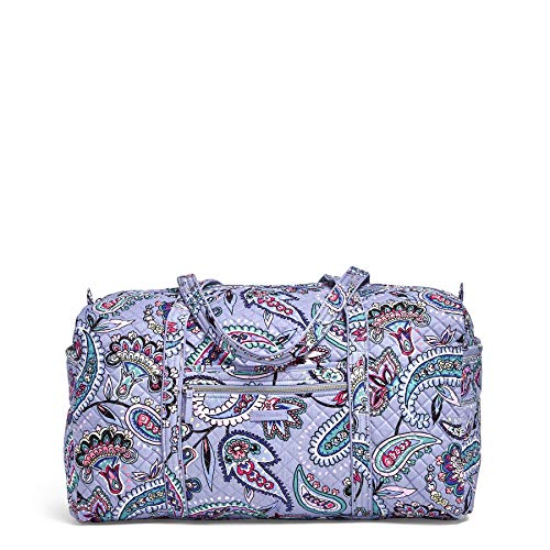 Vera Bradley Women's Signature Cotton Large Travel Duffel Bag, Makani Paisley, One Size