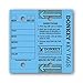 Donkey Key Tags, Laminated Self-Protecting (250 Tags per Box with Metal Rings) (Blue)
