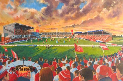 Craven Park Stadium cadeau rugby idéal impression A4 Hull Kingston Rovers - 2