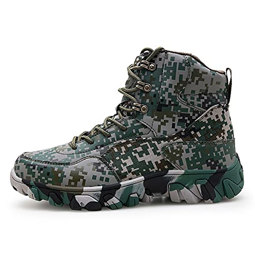 Men's Hiking Boots Outdoor Fashion Athletic Shoes Traveling Camping Training Waterproof High-Top Camouflage Boots - Main Image