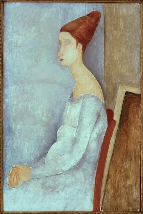 Jeanne Hebuterne Modigliani Peinture Poster Impression Tableaux Graffiti Art Mural