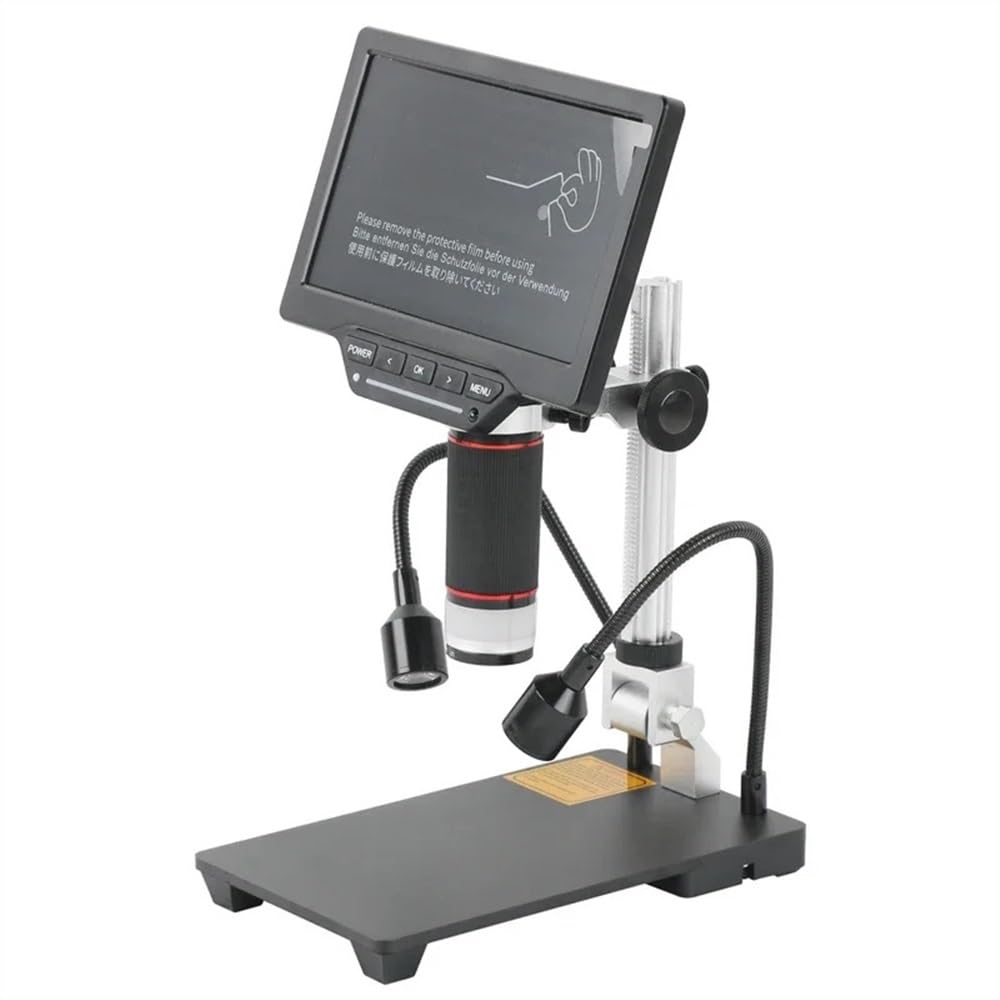 Microscope Zoom 7 inch 1080P 16MP LCD Video Digital Soldering Jewelry Watch Electronic Microscope Magnifier HDMI TF USB