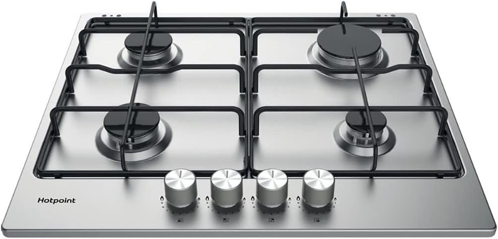 Hotpoint Gas PPH 60P F IX UK Hob - Stainless Steel Inox