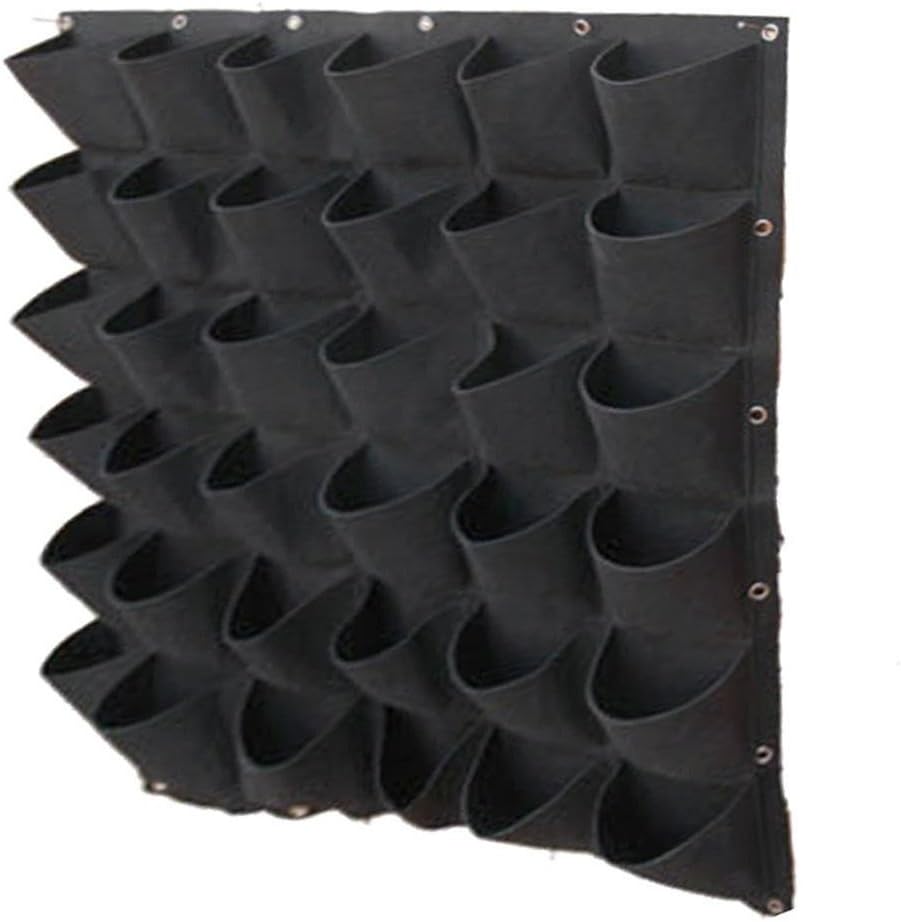 IMSHI Vertical Garden Grow Bag Plant Wall Root Control Bag Wall Hanging Felt Planter Bag for Yard Garden Home Decoration