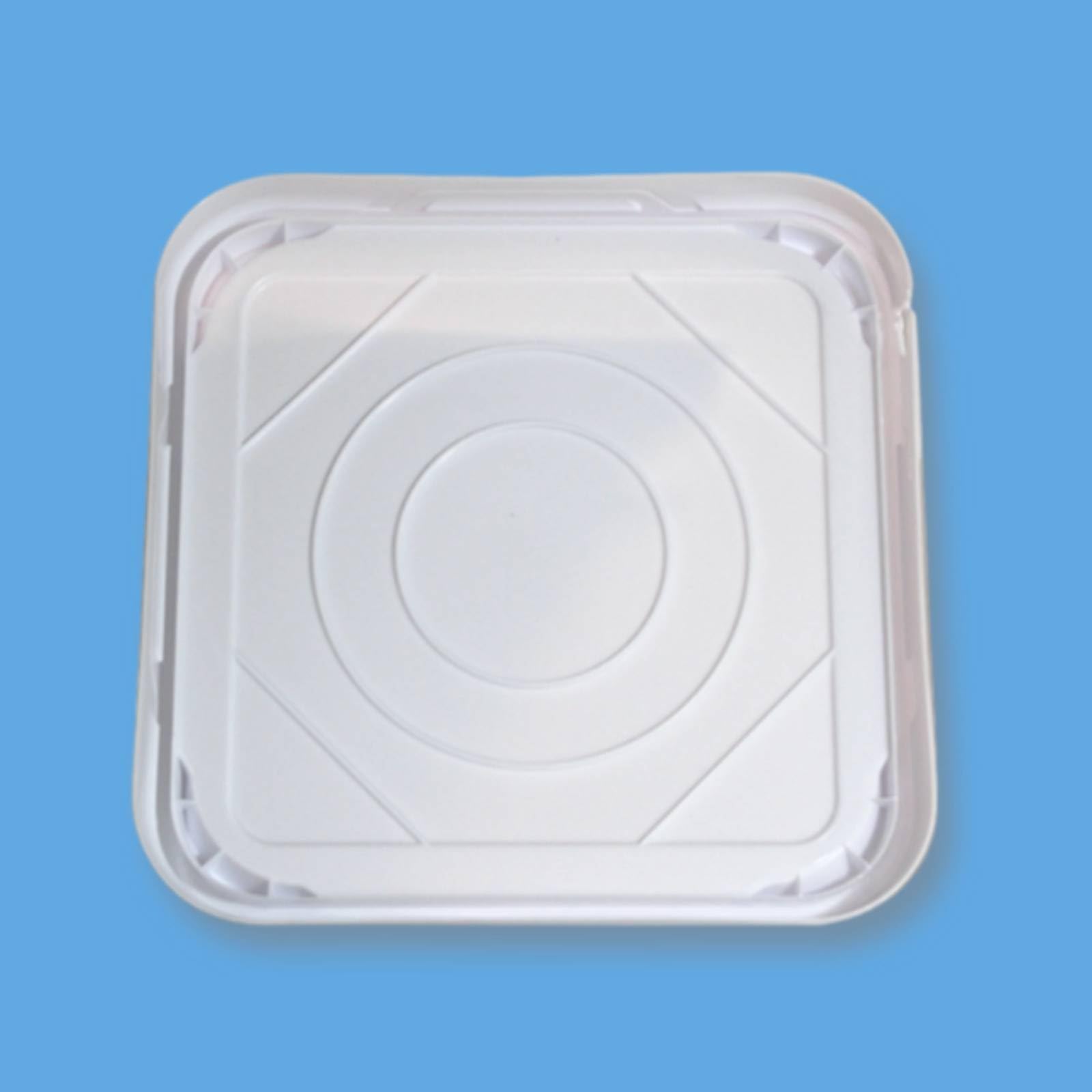Sharplace Contenedor Cuadrado de Plástico PP con Diseño Robusto Tapa Integrada y Asa Cómoda Cubeta para Almacenar Líquidos y Pinturas Recipiente Multiuso Adecuado para Tareas de Hogar Organización