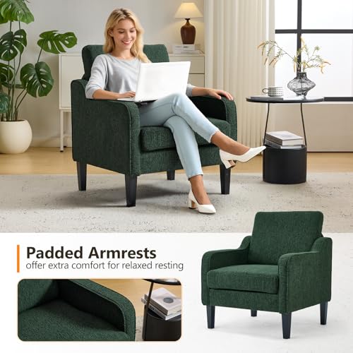 Image of VINGLI Accent Chairs Set of 2, Modern Traditional Armchair for Living Room