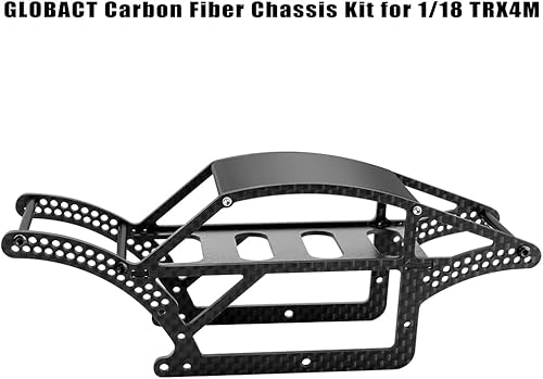 Miniatura 4 de GLOBACT para TRX4M Kit de chasis de fibra de carbono RC Frame Viga Cuerpo Shell Kit 1/18 RC Crawler Car Upgrade Accesorios