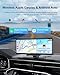 HK1 Portable Carplay Screen 10.26'' HD IPS Apple Carplay & Android Auto Screen for Car, with 4K Dash Cam/1080P Rear Camera, Wireless Car Play Stereo, Car Audio,GPS Navigation,Mirror Link,FM,Siri