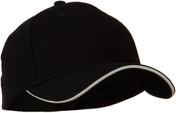 Cameo Heavy Weight Fitted Cap - Black White W37S53C