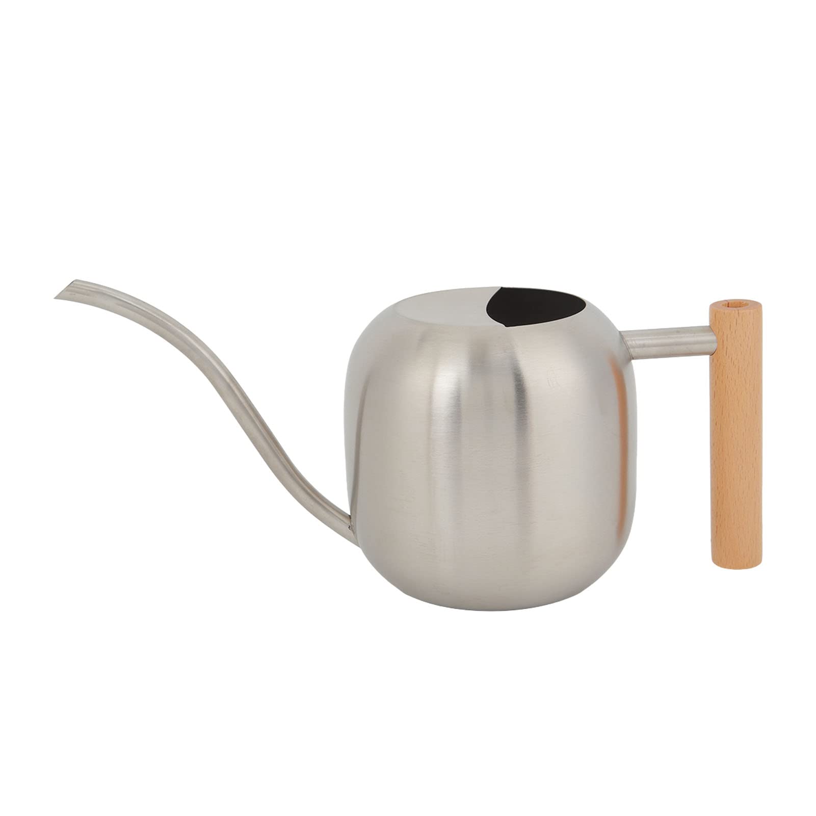 Stainless SteelWatering, Stainless Steel Watering Can 1200ML Long Spout Multicolor Indoor Outdoor Rustproof(Silver)